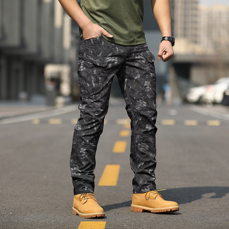 Pantaloni cargo tattici da uomo
