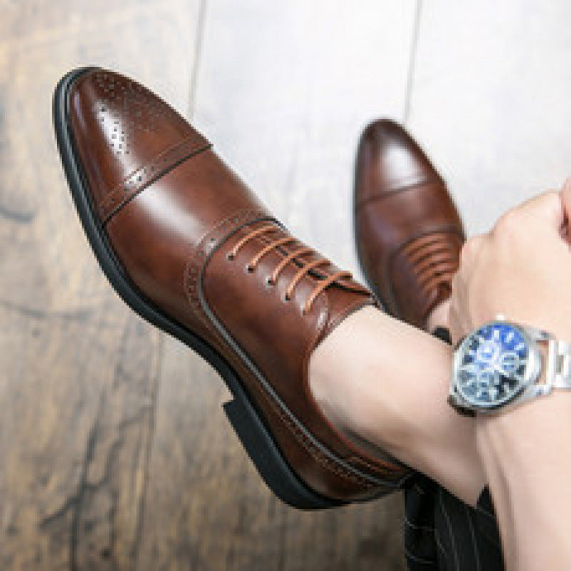 SCARPE OXFORD CON SUOLA ROSSA E LACCI