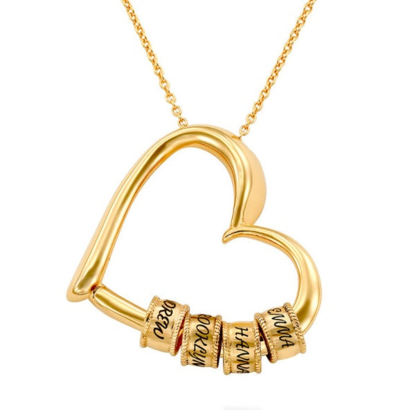 Personalized Heart Necklaces Women Jewelry