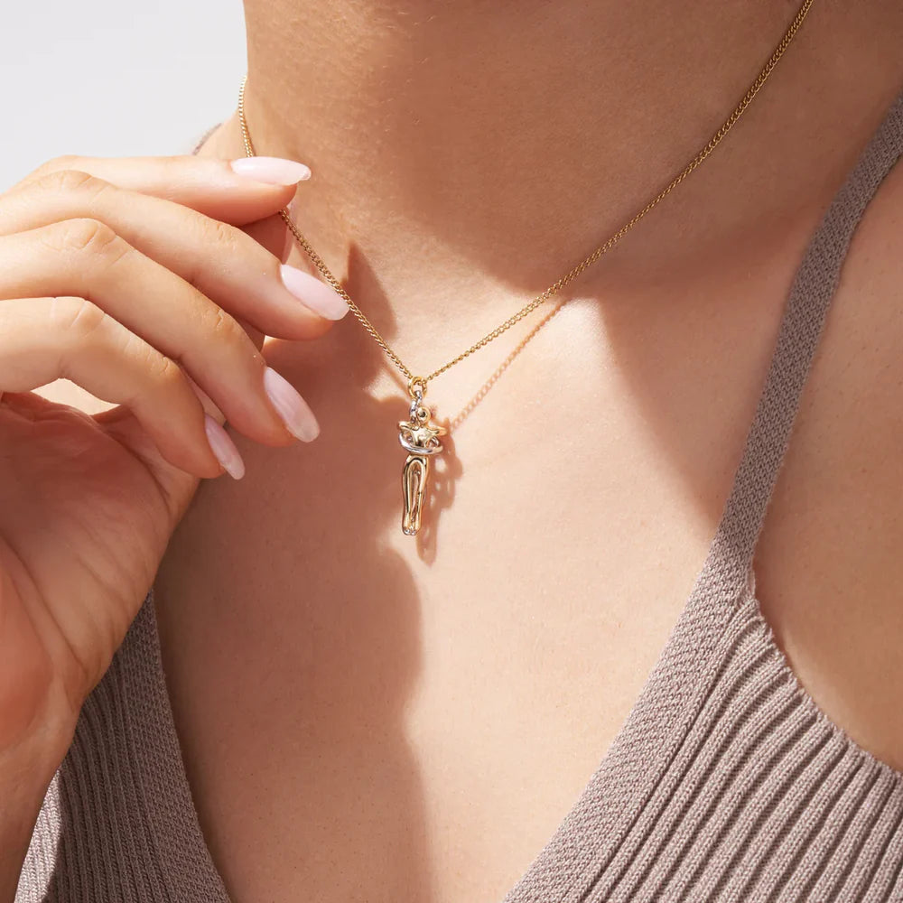 Collana Eternal Hug in oro 14K