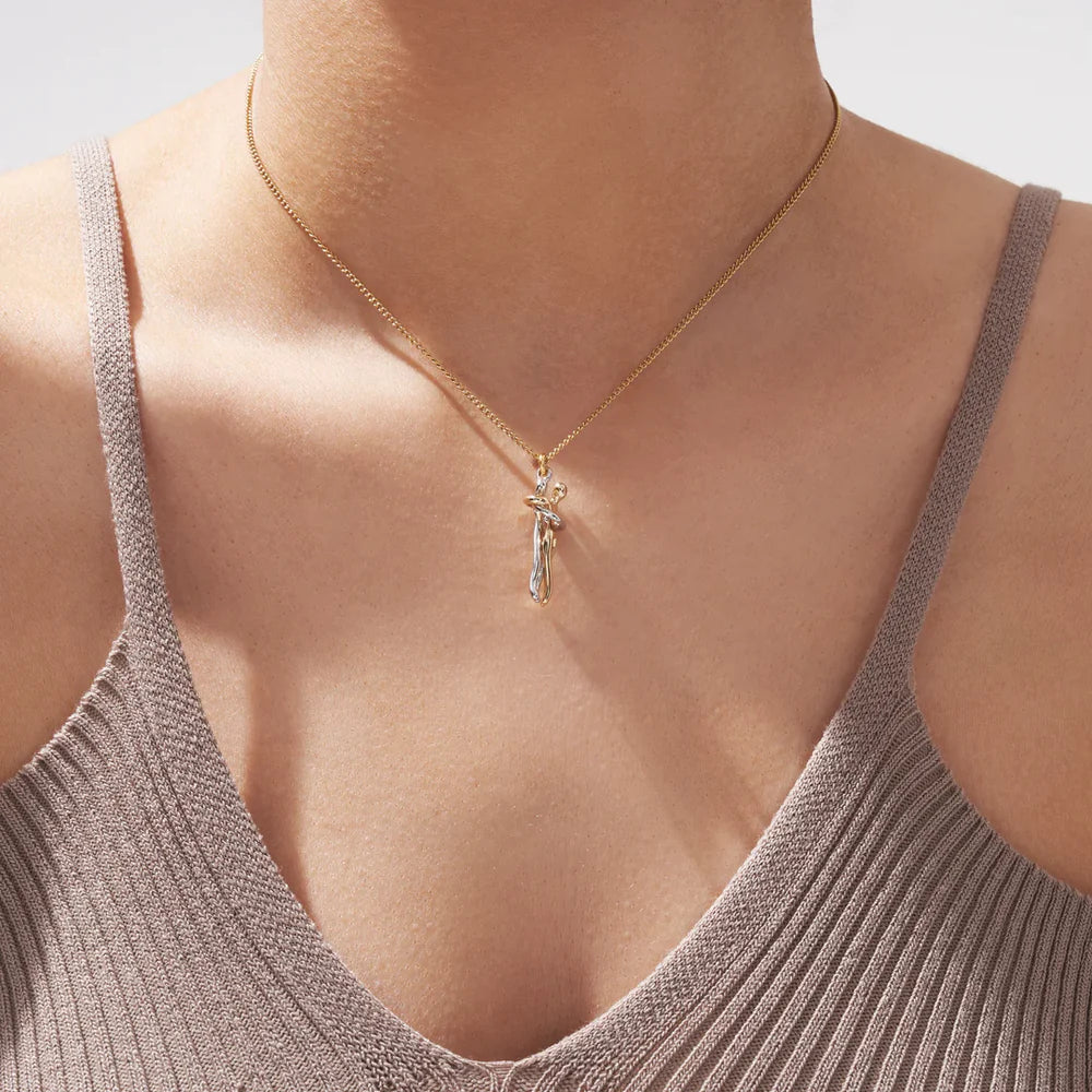 Collana Eternal Hug in oro 14K